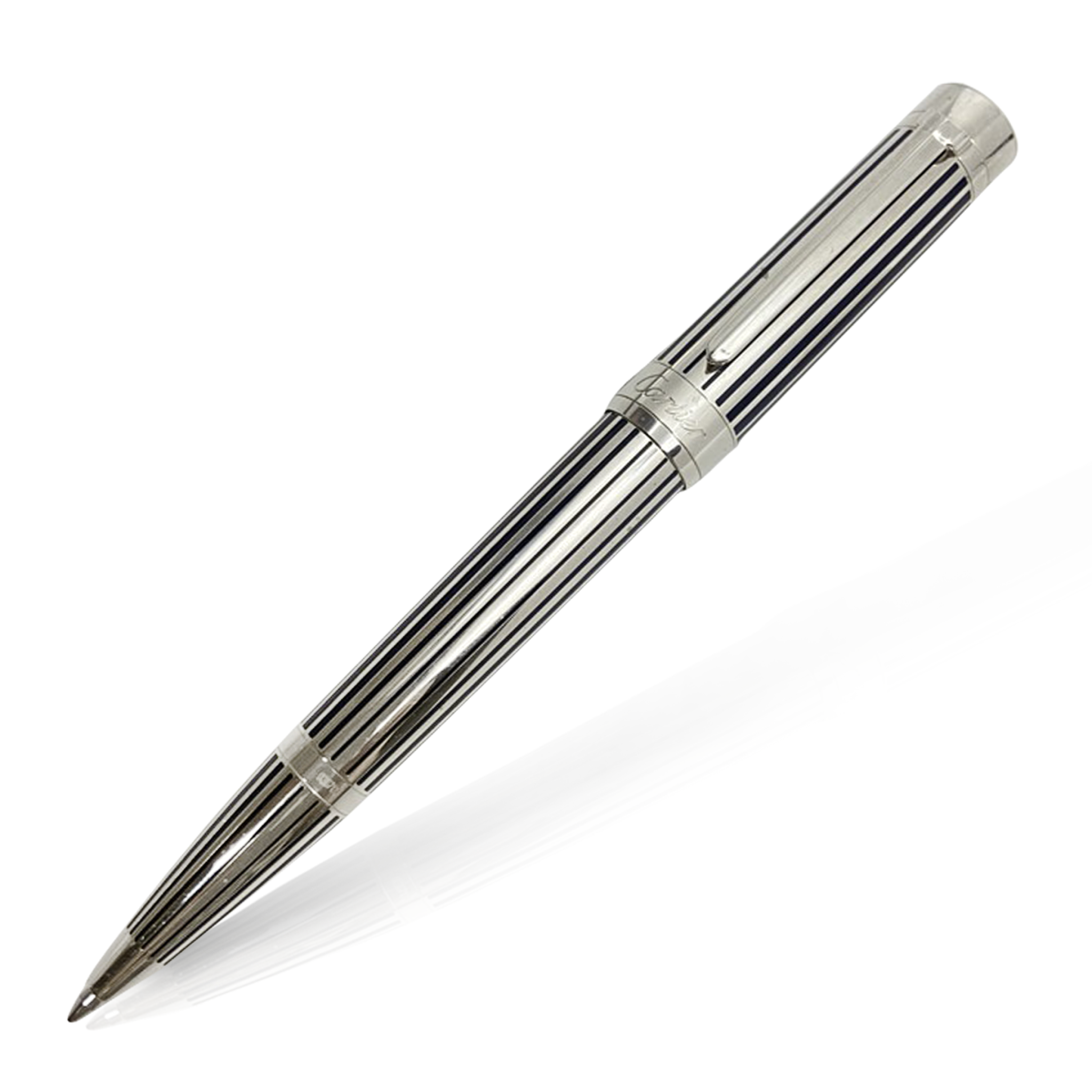 Cartier Pasha Platinum Plated Ballpoint Pen Available For Cartier Pasha Platinum Plated Ballpoint Pen Available For